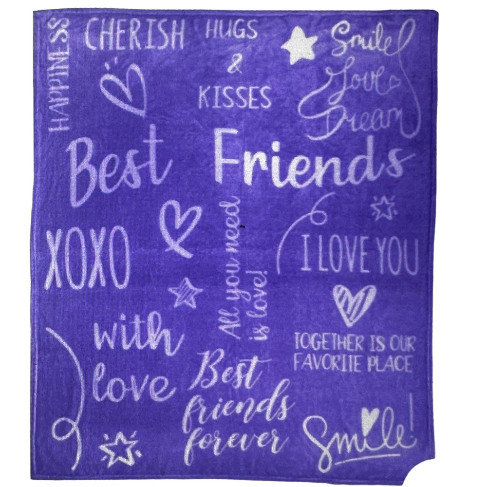 Best Friend Throw Blanket 50x60